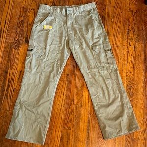 Tan Wrangler cargo pants